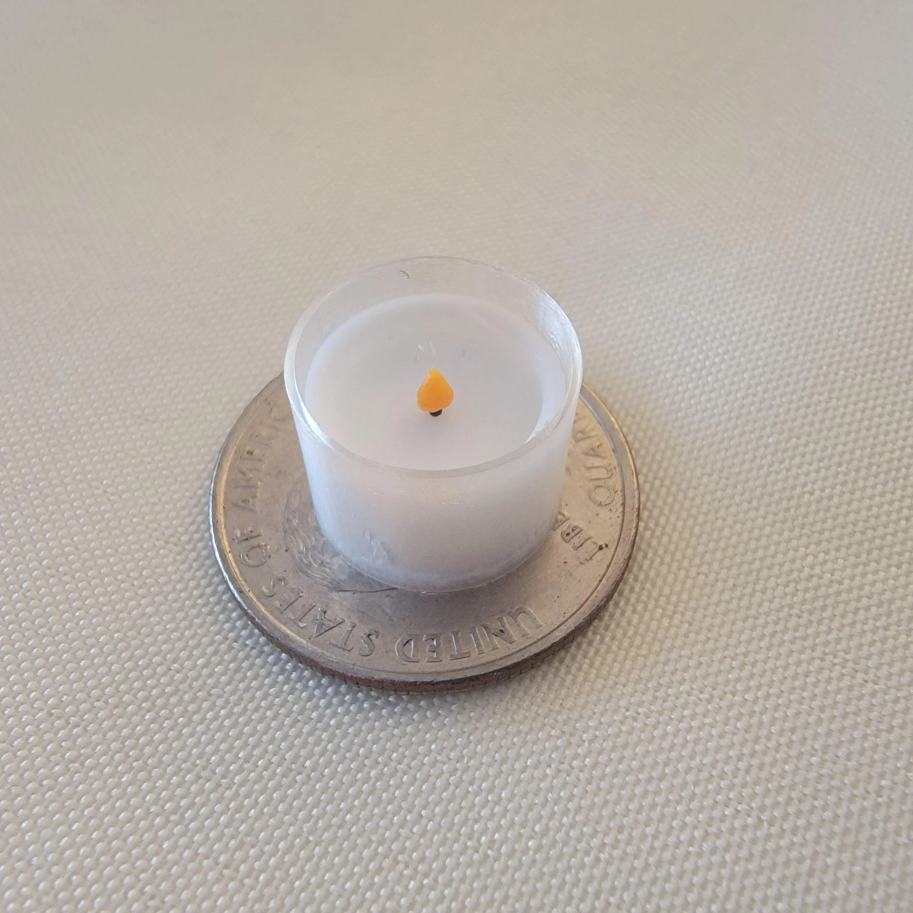 Mini Accessory - Candle - 3D Printed Mini Bookshelf & Counter Trinket