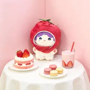 Love and Deepspace  10cm plush doll clothes Sylus Xavier Zayne Rafayel Caleb apple pear tomato