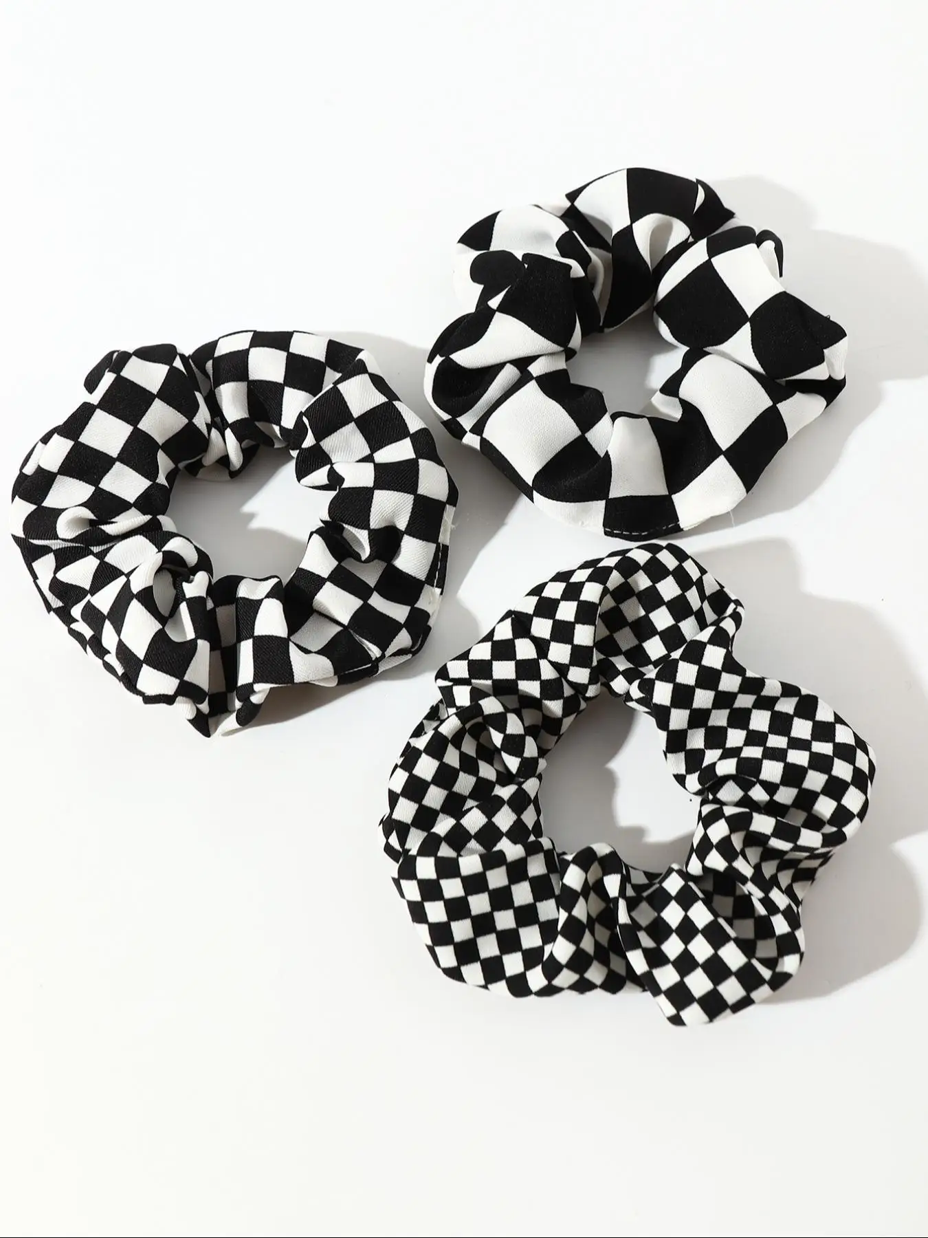 Women's Elegant Plaid Print Scrunchies, Trendy Ponytail Holders, Cute Accessories for Hairstyle Ideas for Women & Girls, Cute Hairstyles Accessories H