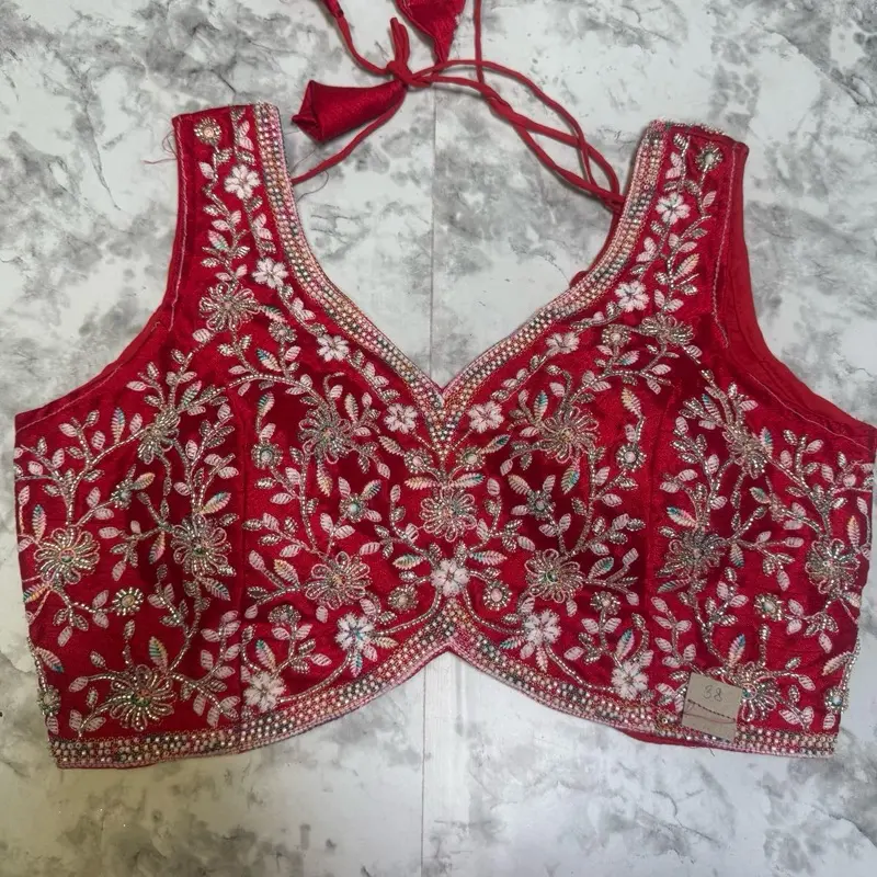 Hand work blouse Sleeveless