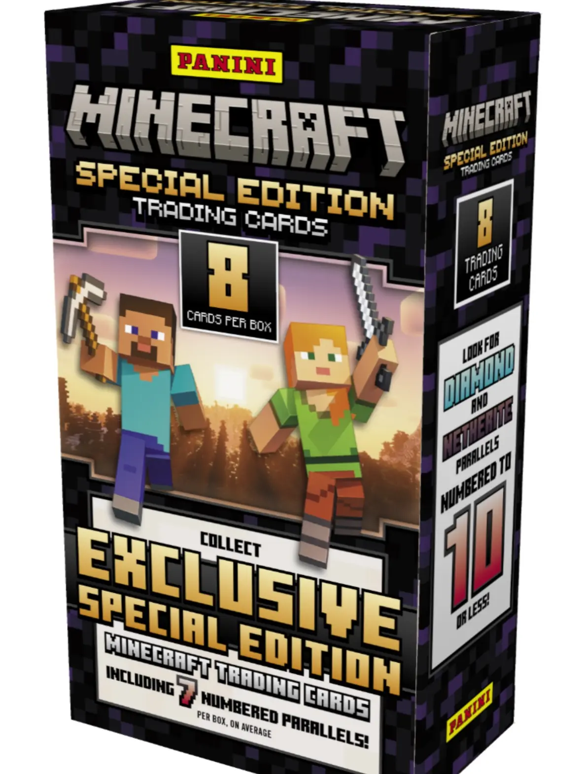 Panini 2025 Minecraft Special Hobby Edition Trading Cards Ultra Rare Obsidian Color Blast & Milestones Inserts 8 Cards Per Box - TikTok Shop Panini 2025 Minecraft Special Hobby Edition Trading Cards Ultra Rare Obsidian Color Blast & Milestones Inserts 8 Cards Per Box - TikTok Shop
