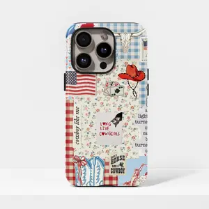 Western Rodeo Phone Case Rodeo Cover for iPhone 17 16 15 14 13 12 Plus Pro Max, Compatible with  S25 S24 S23 S22 Plus Ultra