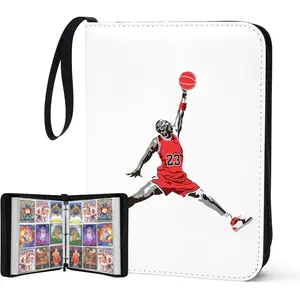 900 Pockets Basketball Card Binder,Basketball Trading Cards Holder Card Collectors Album,Waterproof Card Storage Book with Removable Sleeves,Compatible with Basketball Cards 2024-25 Sports Cards