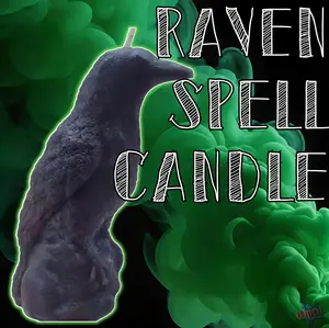 Raven Spell Candle