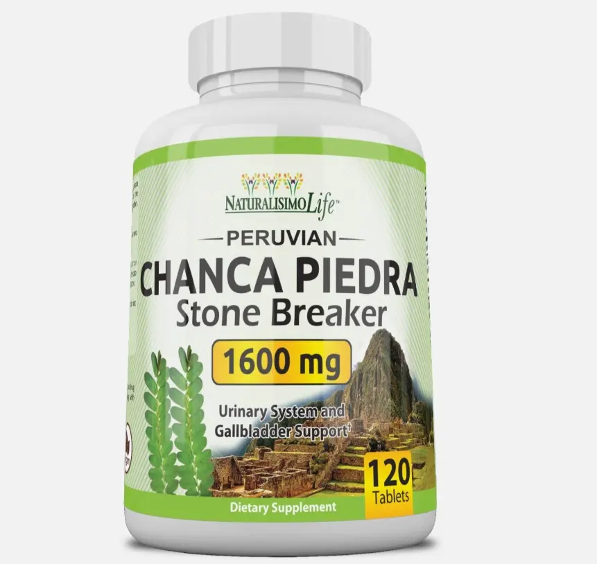 Chanca Piedra 1600 mg 120 tablets Peruvian material Stone Breaker