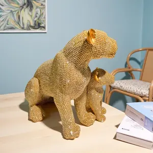 Dachshund Dog Design Ornament, Statue, 1 Count Modern Art Abstract Desktop Decoration, Home Decor for Living Room Bedroom Office, Gift for Friend & Family, Resin Animal Sculptures