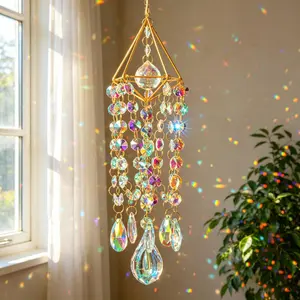 Crystal  for Window Hanging  with Crystals Rainbow Maker Indoor Outdoor Decor