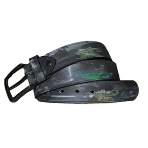 Weaponized 115 Belt Top-grain Leather Custom-detailed Finish Forged from Excavation Site 64 Fits up to 44"