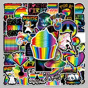 50 Colorful Cartoon-themed DIY Sticker Sheets, Suitable for Scrapbooks, Diaries, Laptops, Water Bottles, Cars, Car Decals, and Other Faith-based Designs—gifts with Positive Messages.