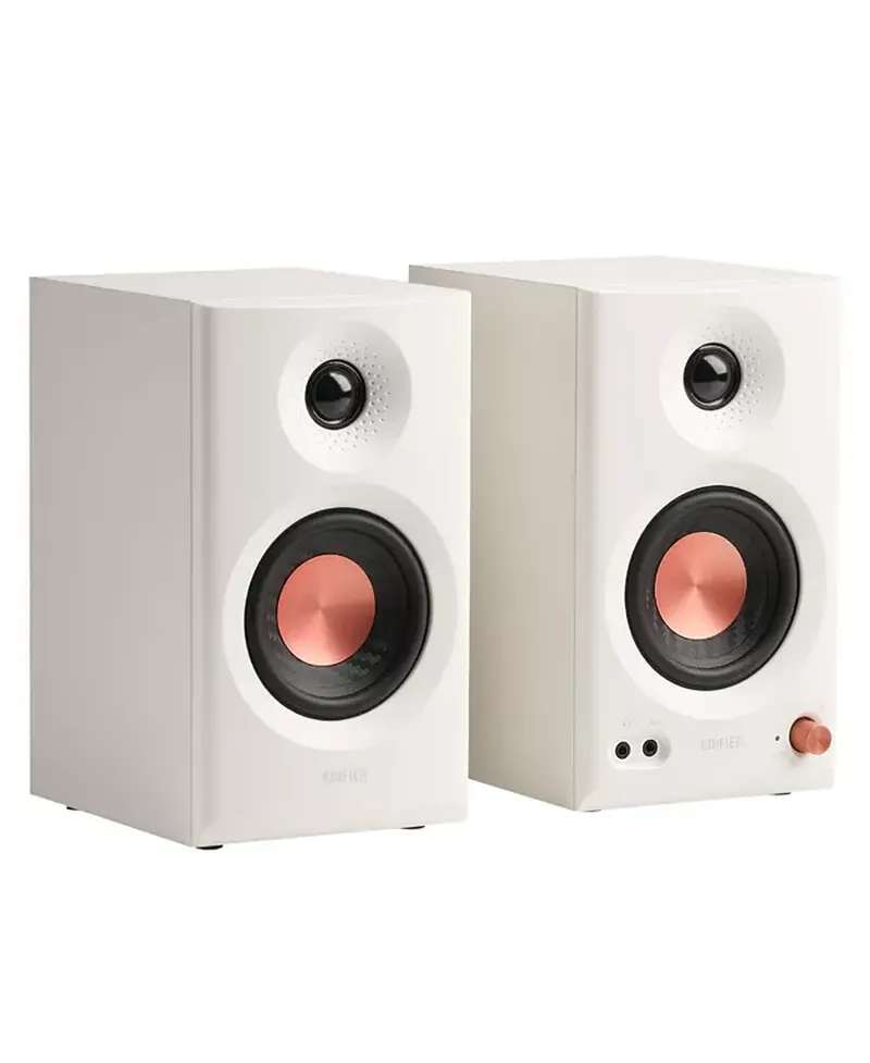 Hi-Res Bluetooth V5.4 Active Bookshelf Monitor Speaker Pair for Computer and Home Audio Systems Edifier