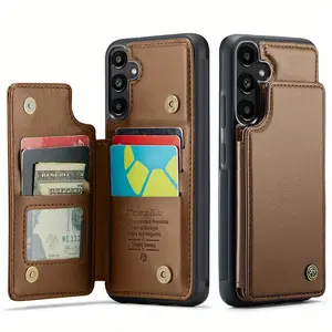 for Samsung Galaxy A56/A55/A54/A53/A52/A51/A50 A36/A25/A15/A14/A13 5G Case with Card Holder, Wallet Case for Women Men with RFID Blocking, Kickstand Magnetic Clasp Shockproof Phone Case for Galaxy A35/A34