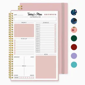 Daily Planner Undated, To Do List Notebook Planner with Hourly Schedule, Work Planner To Stay Organized And Boost Productivity, Appointment Organizer for Man/Women,160 Pages, B5 Size(6.9"x9.9")