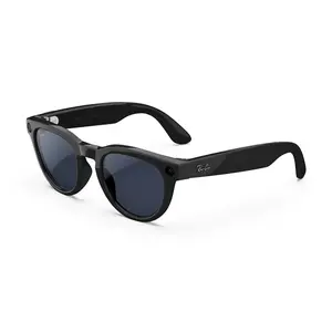 Ray-Ban Meta Headliner (Gen 2) Low Bridge Fit Shiny Black Transitions® Sapphire Lenses
