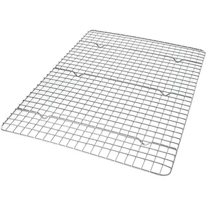 Half Sheet Bakeable Cooling Rack, Steel Nonstick Wire
