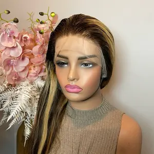 Human Hair Wig, 28 in, 180 Density