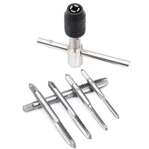 Adjustable T-Shaped Handle Reamer Screw Extractor Tap Wrench Holder Tools