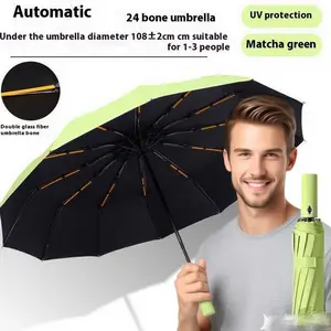 Automatic Folding Rainproof Umbrella,  Multifunctional Outdoor Umbrella for Outdoor Adventure & Travel, Men Gifts, Funny Gift new Cover Eye umbrella Glass