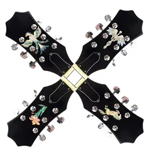 Guitar Headstock Stickers Decals, Removable Cutouts for Acoustic Electric Bass Guitar Decoration, Birthday Music Instrument Accessories Personalized guitar stickers