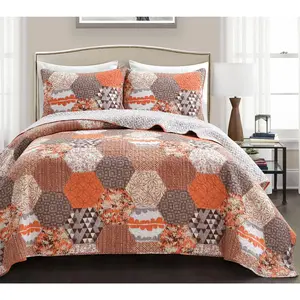 Briley 3-Piece Full/Queen Quilt Set by Lush Decor
