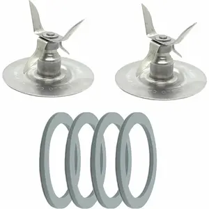 2 Pack of Blender Replacement Parts Blender Ice   with 4 Rubber O Ring Sealing Ring Gasket for Oster Osterizer