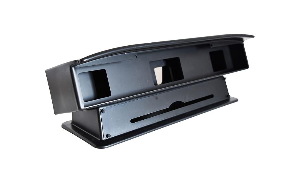 Cockpit Simulator Flight Simulator 320 Series FCU Desktop Stand, Metal Mounting Bracket for FCU-L/C/R Modules, Stable Desk Installation