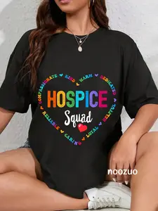100% Cotton HOSPICE Squad Nurse week Palliative Care Hospice Aide T-Shirt