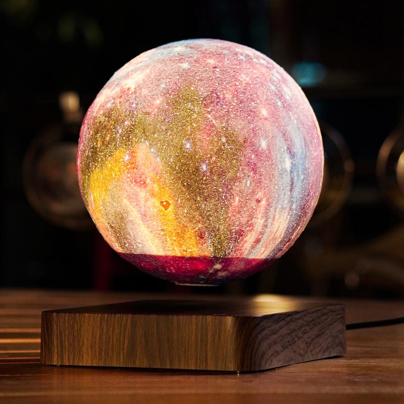 Levitating Galaxy Lamp Floating and Spinning in Air Freely  Galaxy Moon Lamp Lights,Unique Gift & Decorative Lamp for Kids Lover Friends