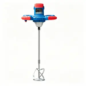 Electric Concrete Mixer 2400W 6-Speed Adjustable Handheld Stirrer with Copper  Mixer for Paint, Mortar, Epoxy & DIY Home Improvement