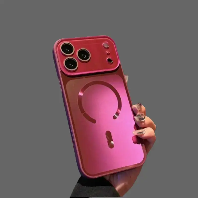 Sparkling Flowing Design Big Panoramic Window Phone Case Plastic Material Comes With Lens Protector MagSafe Shock Resistant Cover For iPhone 17 Pro Max, 16, 15, 14 Pro Free Ship   Can you recommend some other phone cases with a similar design? Do you