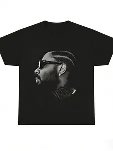 Brent Fayz Vintage 90s Rap Round Neck T-Shirt, Sonder Hip-Hop R&b Shirt, Casual Classic Cotton Men's Clothing, Retro Streetwear Comfortable Daily Wear, Casual Streetwear Tops