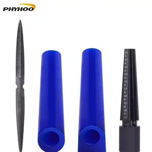 4 Pcs Jewelry Wax Carving Tools Set Ring Tubes Hole Expander Carbon Steel File For Lost Wax Casting