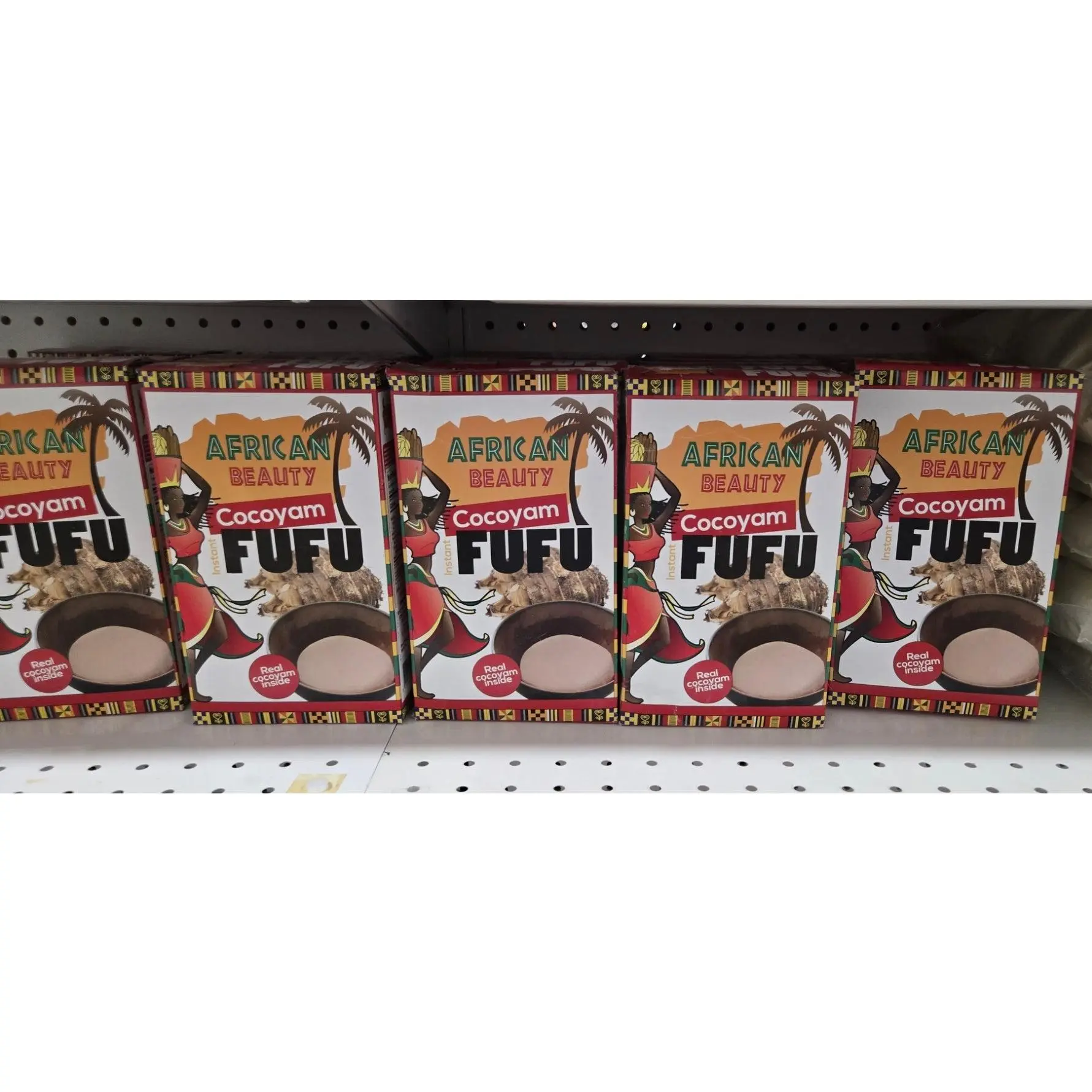 African Beauty Instant Cocoyam Fufu Flour, 24 oz (681 g)
