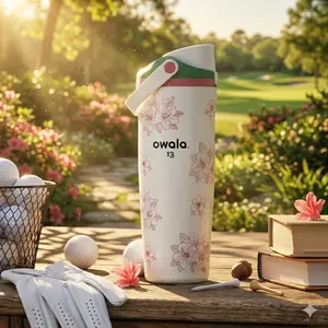 Owala FreeSip Sway 30oz Special Edition, Masters Azalea Water Bottle, Golf Water Bottle, 30oz Water Bottle Sealed Gift