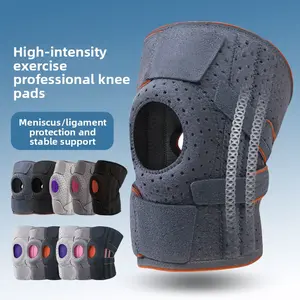 Sports Knee Pads Fitness Cycling Pads Breathable Running Hiking ******** Rope Spring Support Pressurized Silicone Non-Slip Knee Pads Warm Compression Knee Protection shoulder pads clav shoulder pads new crash pad tailbone pad clavicular shoulder pad