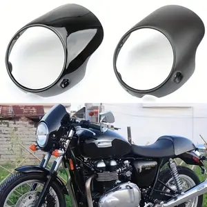 Motorcycle Windshield Fairing for Triumph Bonneville T100 T120, Classic Surround Headlight Shell, Essential Motorcycle Accessory