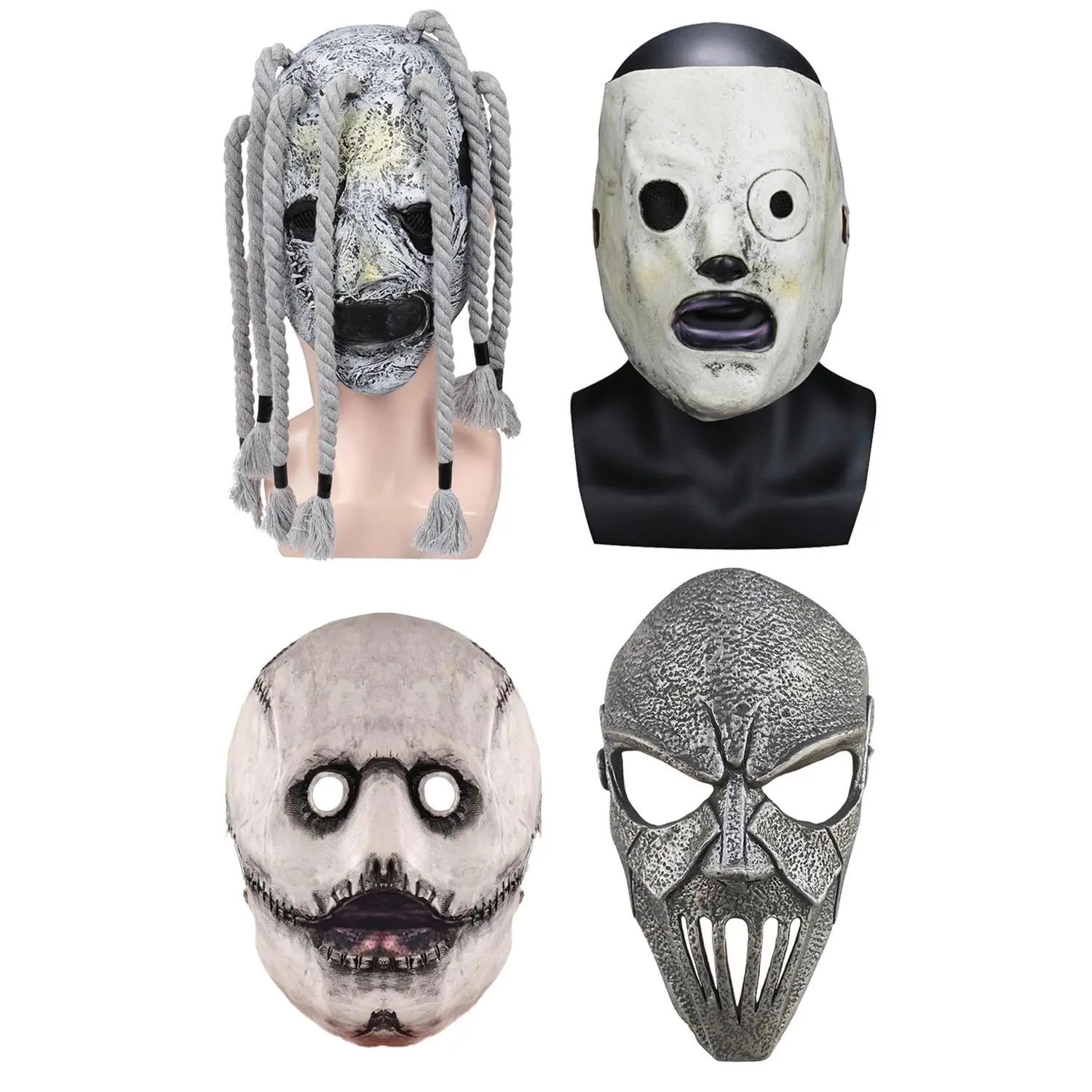 Mick Mask Band Slip Cosplay Knot Costume Accessories Joey Men Halloween Masquerade Male Full Face Helmet For Disguise Dress Up