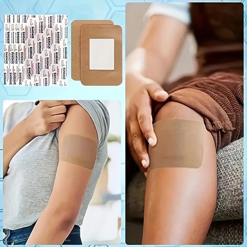 Pack of 50 Large Measuring 3 X 4 Inches, Designed for Flexible Care. These Latex-Free Fabric Bandages Are Suitable for Protecting And Treating Larger Wounds, Making Them Ideal for First Aid