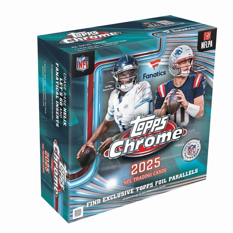 FANATICS EXCL! - 2025 Topps Chrome Mega Box! (Topps Foil Parallels!)