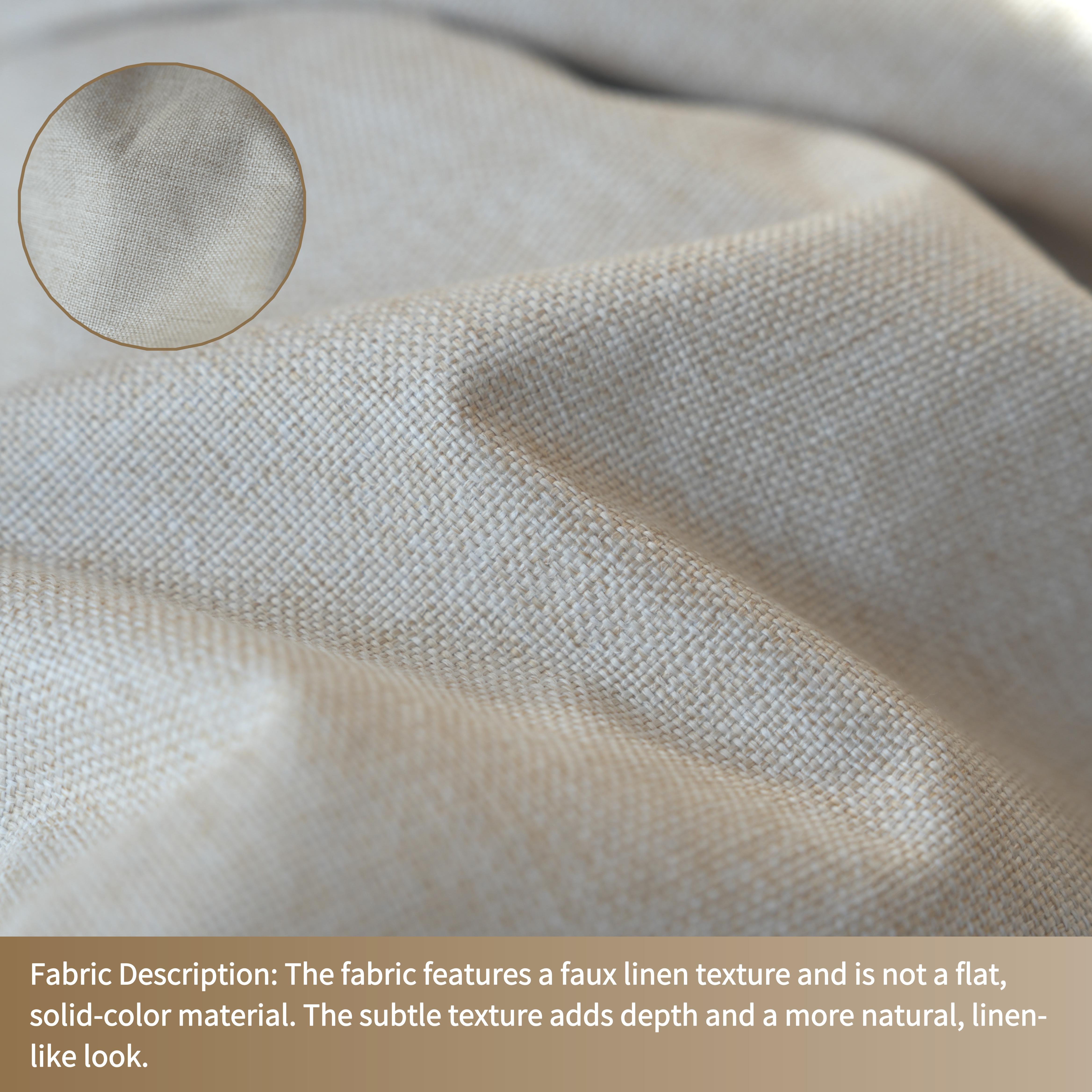 Inovaday 2pcs Blackout Curtains for Living Room Bedroom Linen Blackout Curtains, Back Tab/Rod Pocket Luxury Black Out Curtains for Windows Apartment