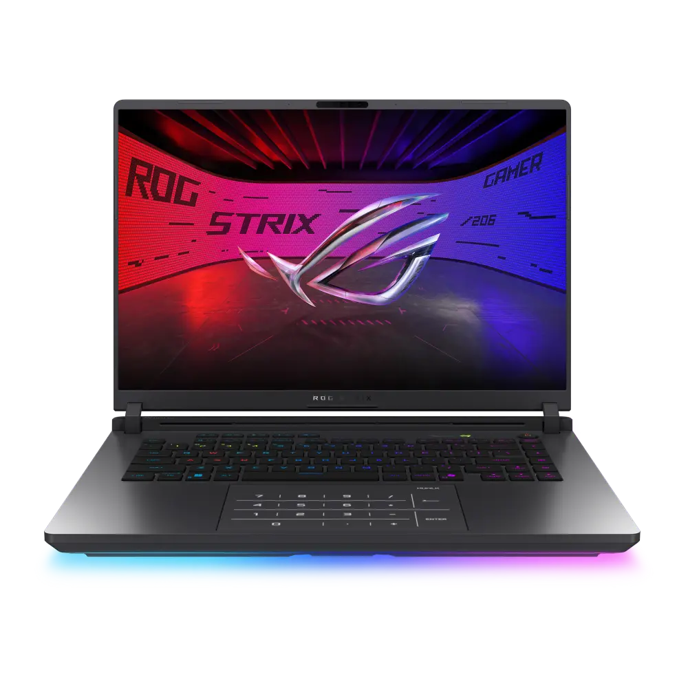 ASUS ROG Strix G16 (2025) Gaming Laptop, 16" WUXGA 165Hz Display (1920x1200), Intel Core i9-14900HX, 16GB RAM, 1TB SSD, NVIDIA GeForce RTX 5060, Windows 11 Home, Eclipse Gray (G615JMR-DS94)
