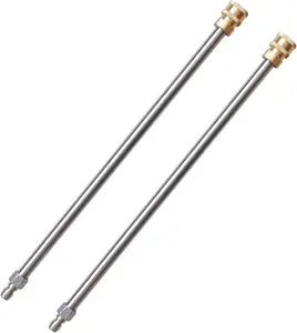 Washer Extension Wand, 17 Inch Stainless Steel with 1/4" Quick Connect Power Washer Lance, 2 Pack