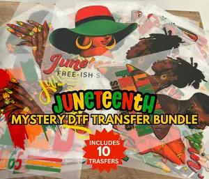 Juneteenth Mystery DTF Transfer Bundle of 10