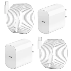 For iPhoe 17 Charger,2Pack 20W Type C Charger Block with 6FT USB C to C Charging Cable For iPhone 17/16/15 Pro max/15 Pro/15Plus/iPad