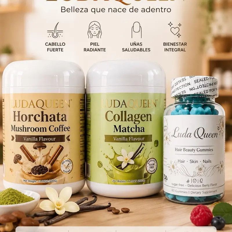 Matcha 1/ biotina 1/ horchata con mushroom 1/.              2 packages