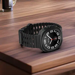 New Ocean Seamless Silicone Smartwatch Band for Samsung Galaxy Watch Ultra, Sport Replacement Strap, Smart Watch Straps, Perfect Gift Choice