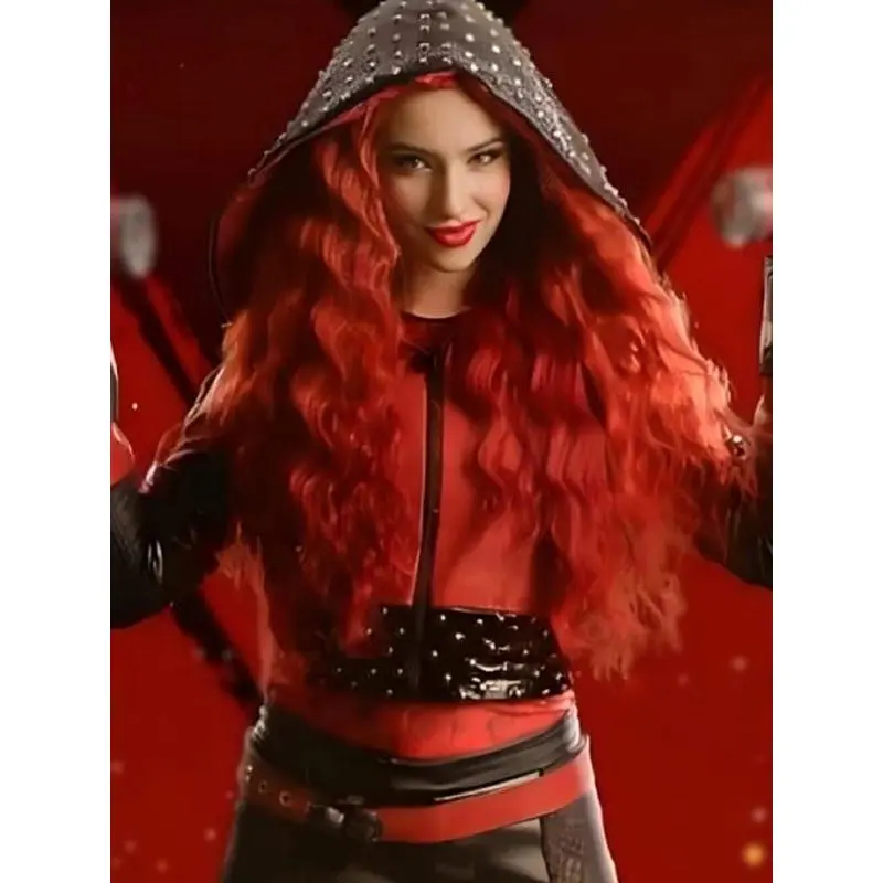 Descendants The Rise Of Red Studded Leather Jacket