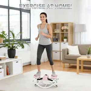 Auto Count Rocking Stepper – Side-to-Side Low-Impact Cardio Machine with Digital Monitor for Home Workouts