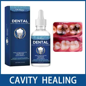 Fluoride-Free Hydroxyapatite Tooth Repair Drops – Helps Restore Enamel, Reduce Tooth Sensitivity, Remove Yellow Stains, Whiten Teeth & Freshen Breath