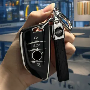 4 Button Fit for BMW Key Fob Cover for 2 4 5 6 7 Series X1 X2 X3 X4 X5 X6 M M8 M7 M6 M5 M4 M3 M2 M1 430i 340i 840i 2015-2023