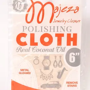 Majezo Polishing Cloth - Real Coconut Oil Cleaning Cloth for Metal Gleams and Remove Stains